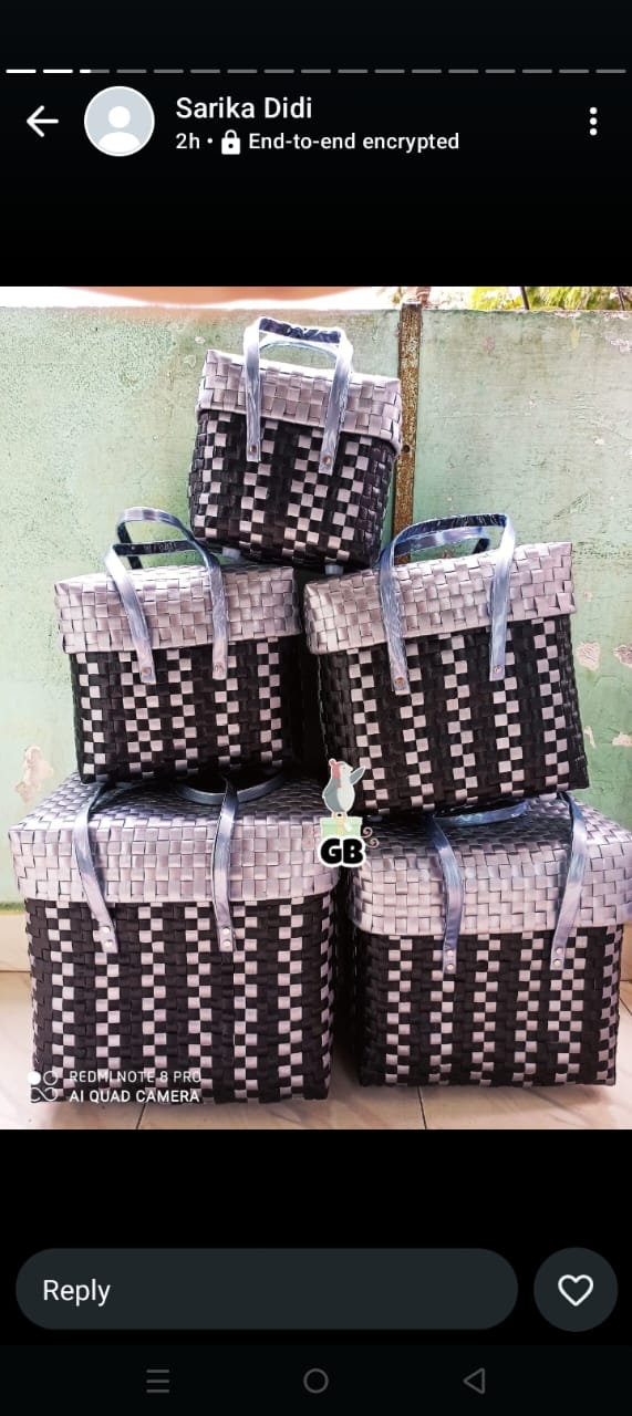 Woven Storage Bag Set